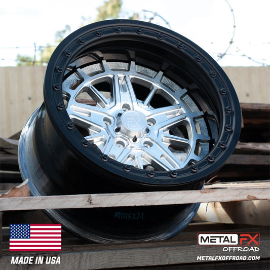 Metal FX Offroad 17" Destroyer R Forged 3-Piece Beadlock UTV Wheel