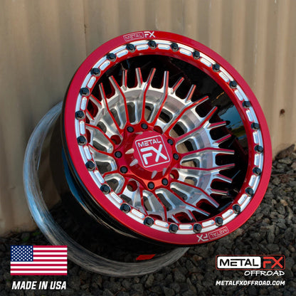 Metal FX Offroad Falcon Forged 3-Piece Beadlock UTV Wheel