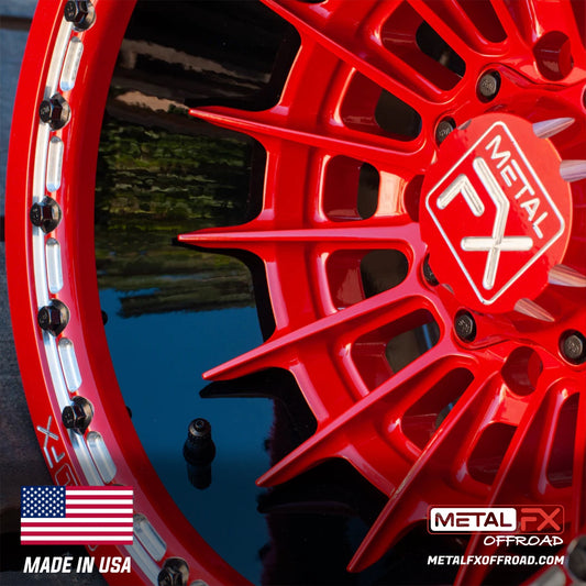 Metal FX Offroad Mobster Forged 3-Piece Beadlock UTV Wheel