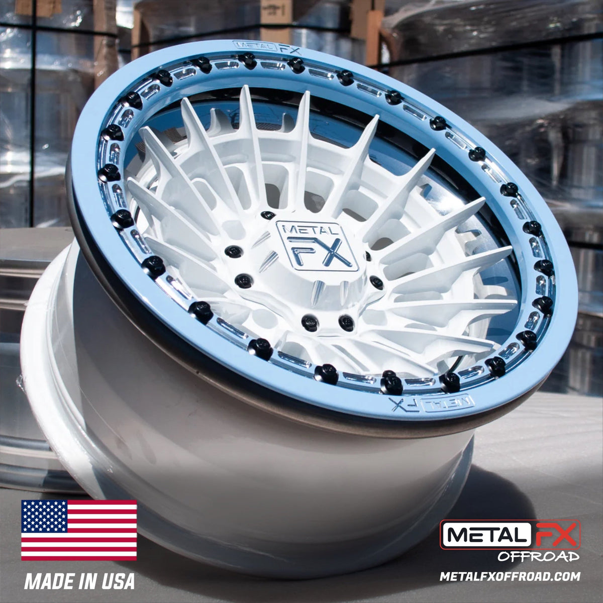 Metal FX Offroad Mobster Forged 3-Piece Beadlock UTV Wheel