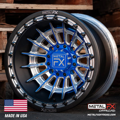 Metal FX Offroad Mobster Forged 3-Piece Beadlock UTV Wheel