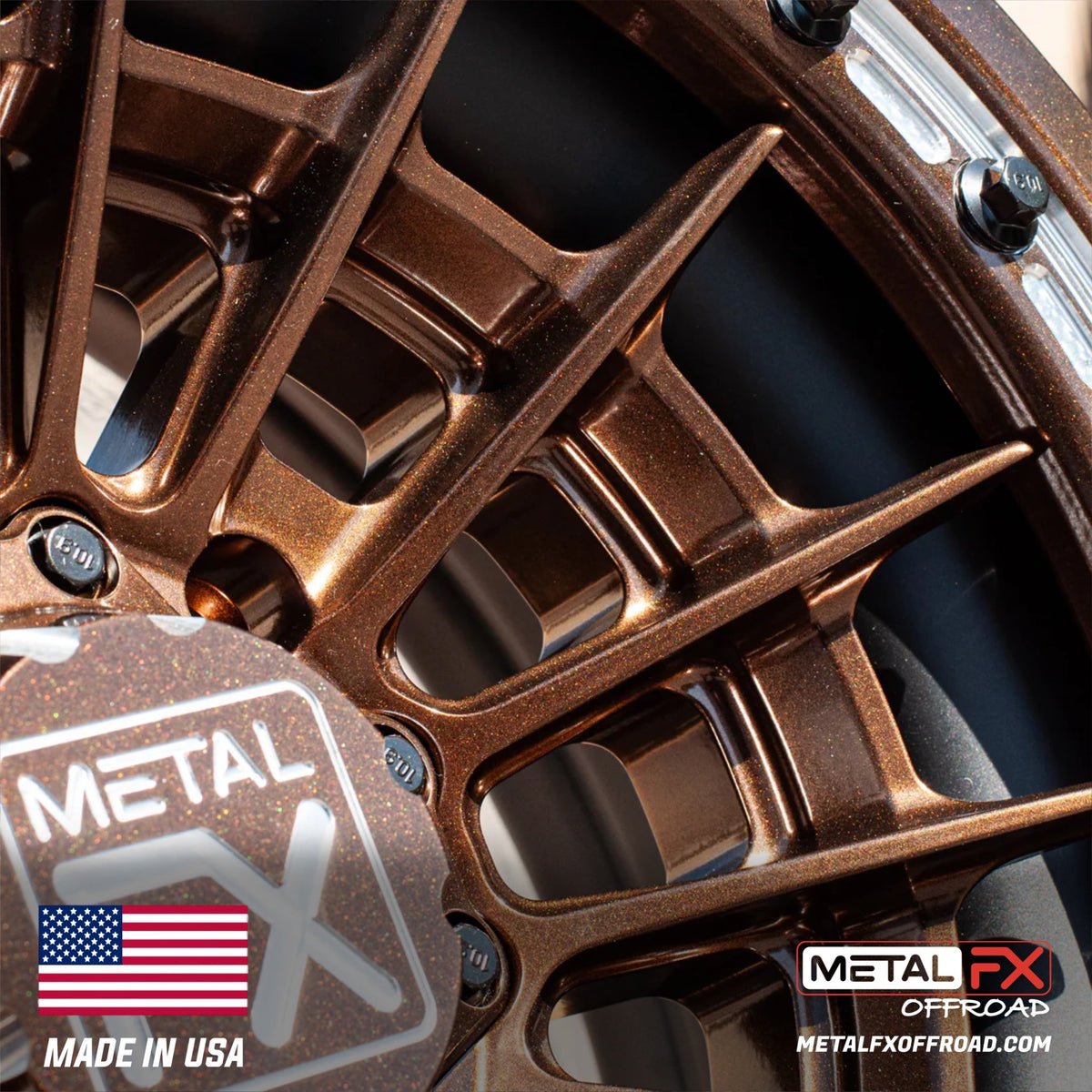 Metal FX Offroad Mobster Forged 3-Piece Beadlock UTV Wheel