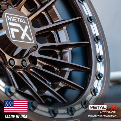 Metal FX Offroad Mobster Forged 3-Piece Beadlock UTV Wheel