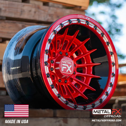 Metal FX Offroad Mobster Forged 3-Piece Beadlock UTV Wheel