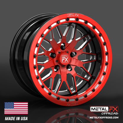 Metal FX Offroad 17" Reaper R Forged 3-Piece Beadlock UTV Wheel