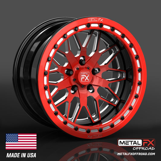 Metal FX Offroad 17" Reaper R Forged 3-Piece Beadlock UTV Wheel