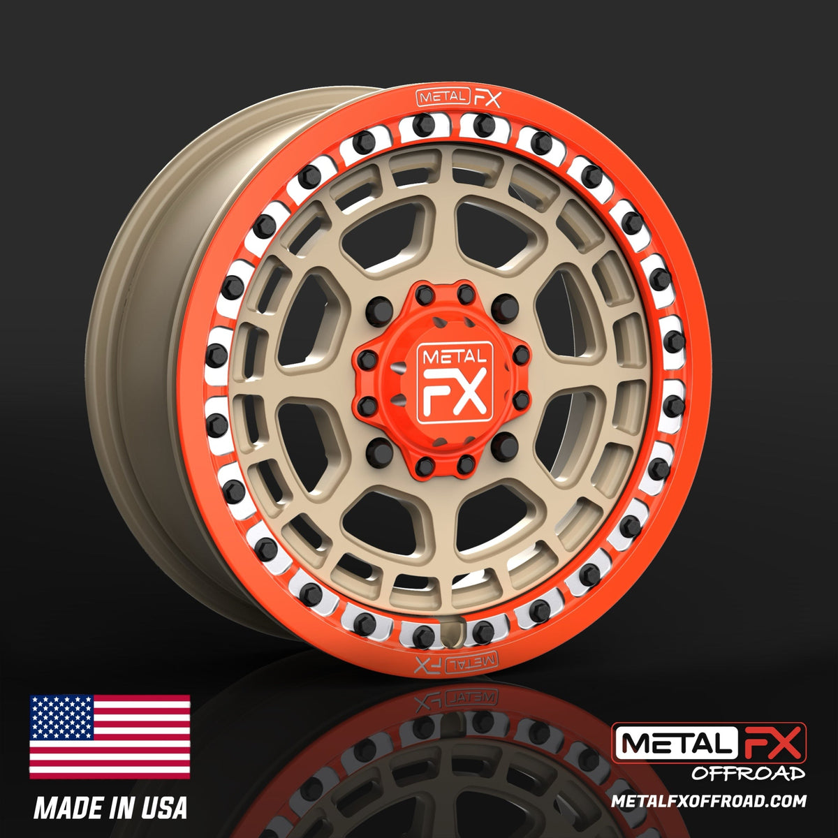 Metal FX Offroad Outlaw Forged Monoblock Beadlock UTV Wheel