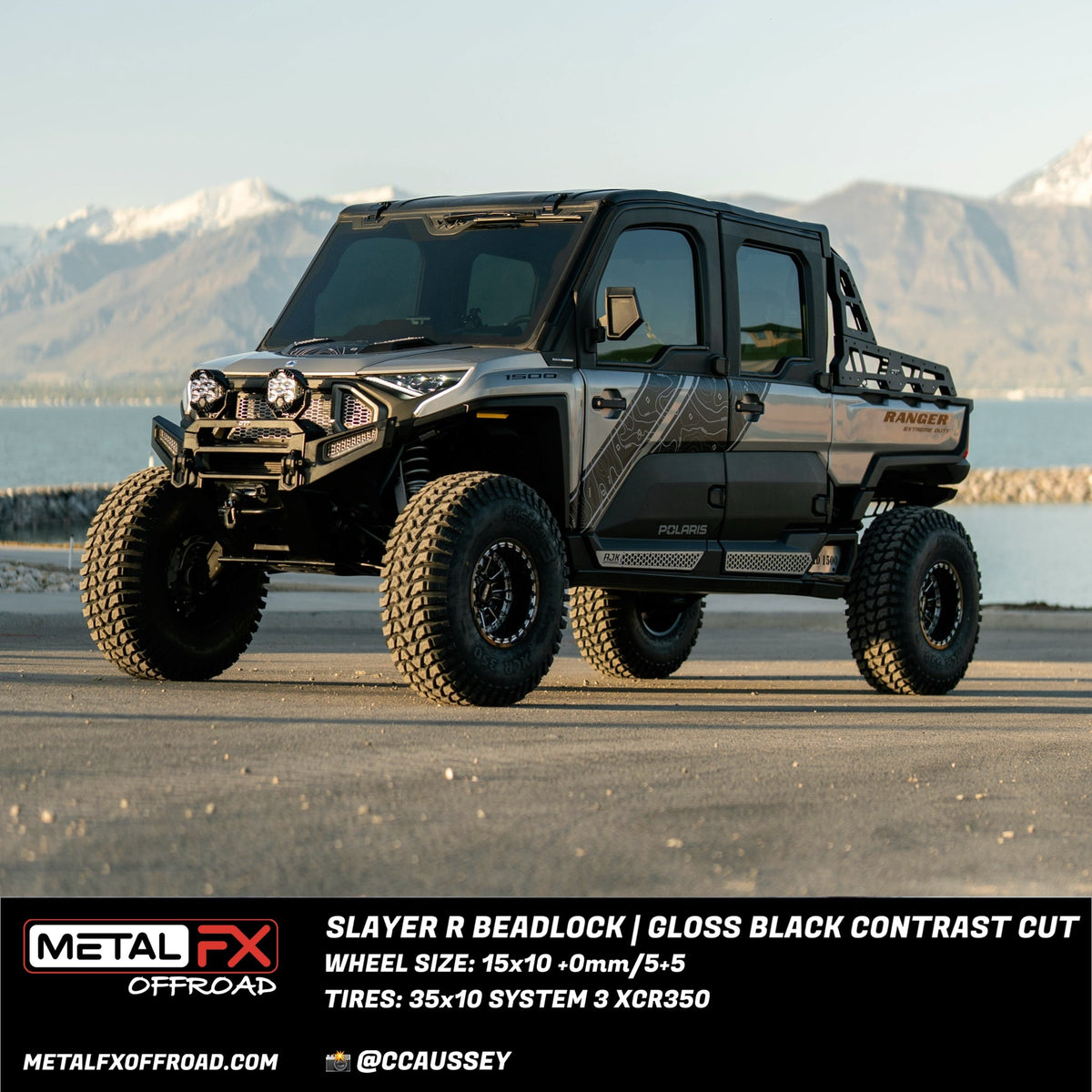 Metal FX Offroad Slayer R Beadlock UTV wheel