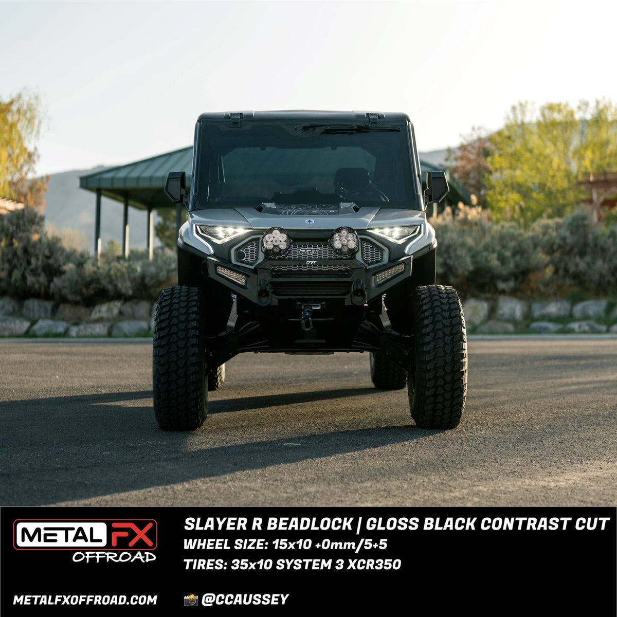 Metal FX Offroad Slayer R Beadlock UTV wheel