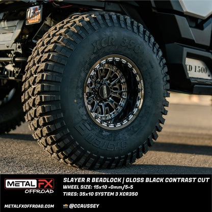 Metal FX Offroad Slayer R Beadlock UTV wheel