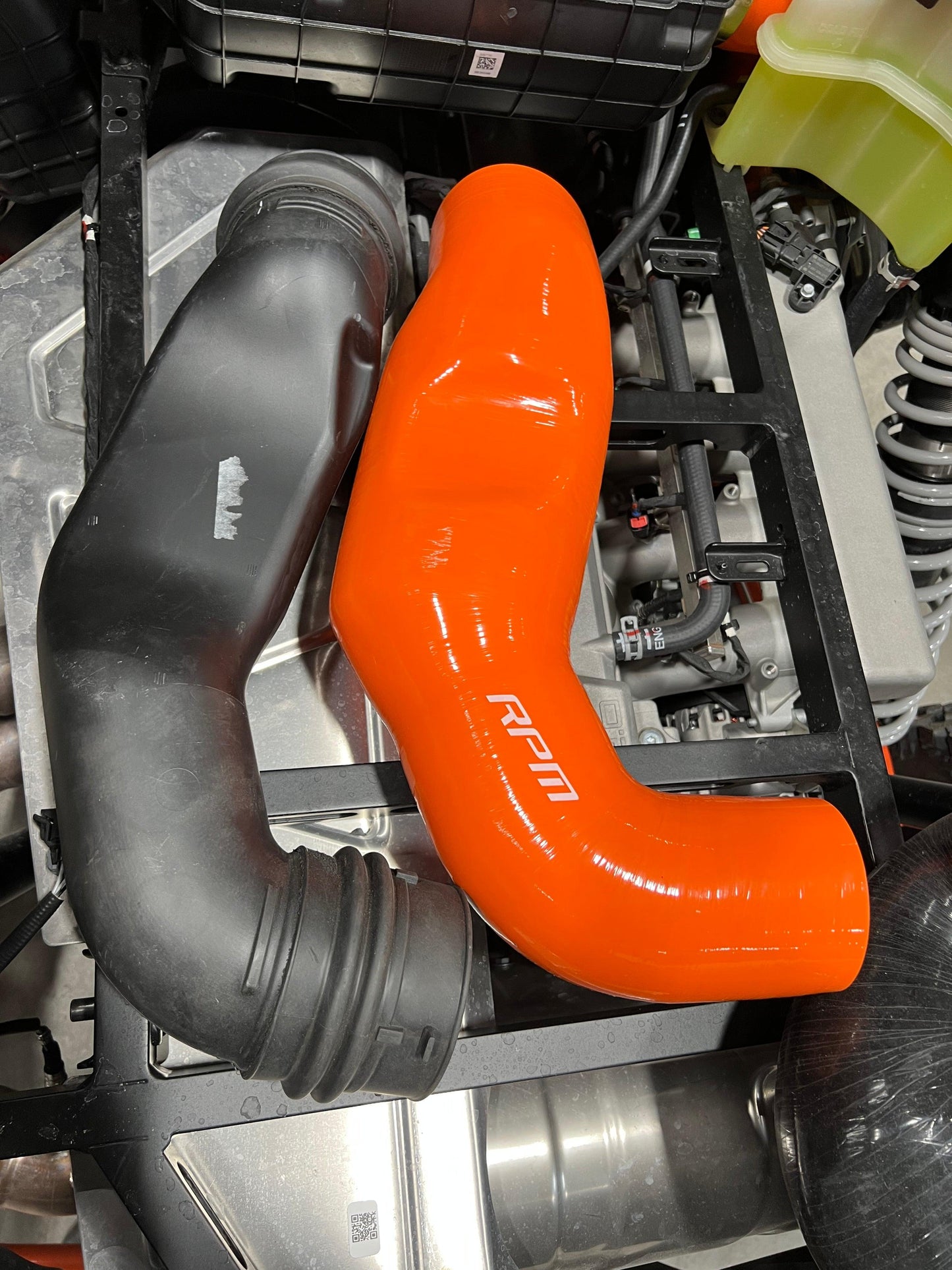 RPM Polaris RZR Pro R 6 PLY Silicone HD Intake Tube / Bed To Airbox