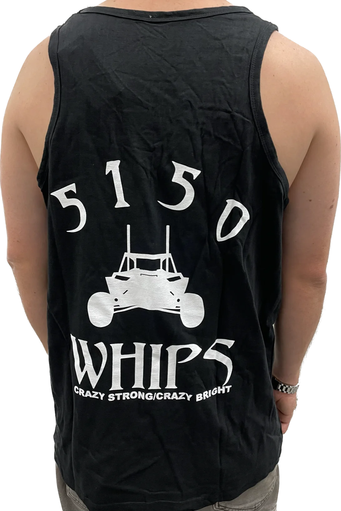 5150 Mens Tank Top - Black And White Logo