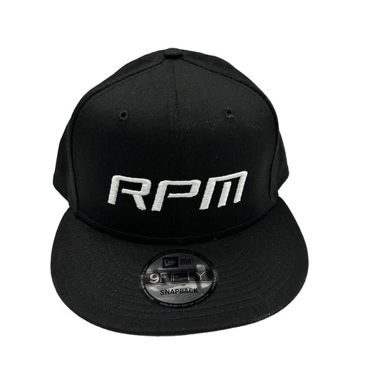 RPM Big Logo Black Snapback Hat