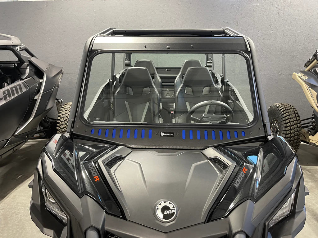 CAN-AM MAV-TRAIL/SPORT/COMMANDER VENTED GLASS WINDSHIELD