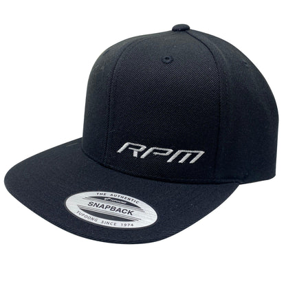 RPM Small Logo Black Snapback Hat