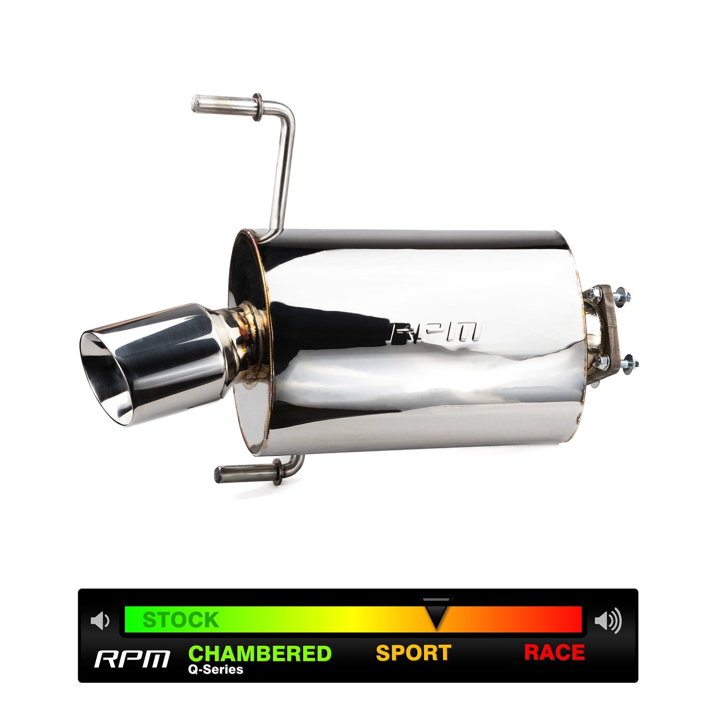 RPM Teryx KRX 1000 Catless Slip On Sport Muffler KRF1000