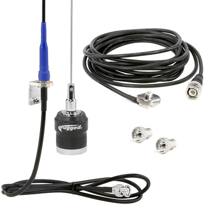 Long Track Antenna Upgrade Kit for Rugged V3 / RH5R Handheld Radio - UHF