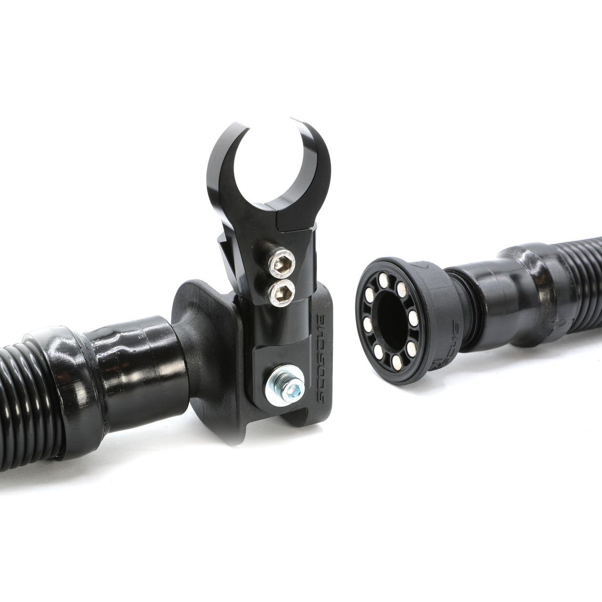 Magnetic Quick-Release for Helmet Air Pumper - CLEARANCE - with 1.25  Bar Mount