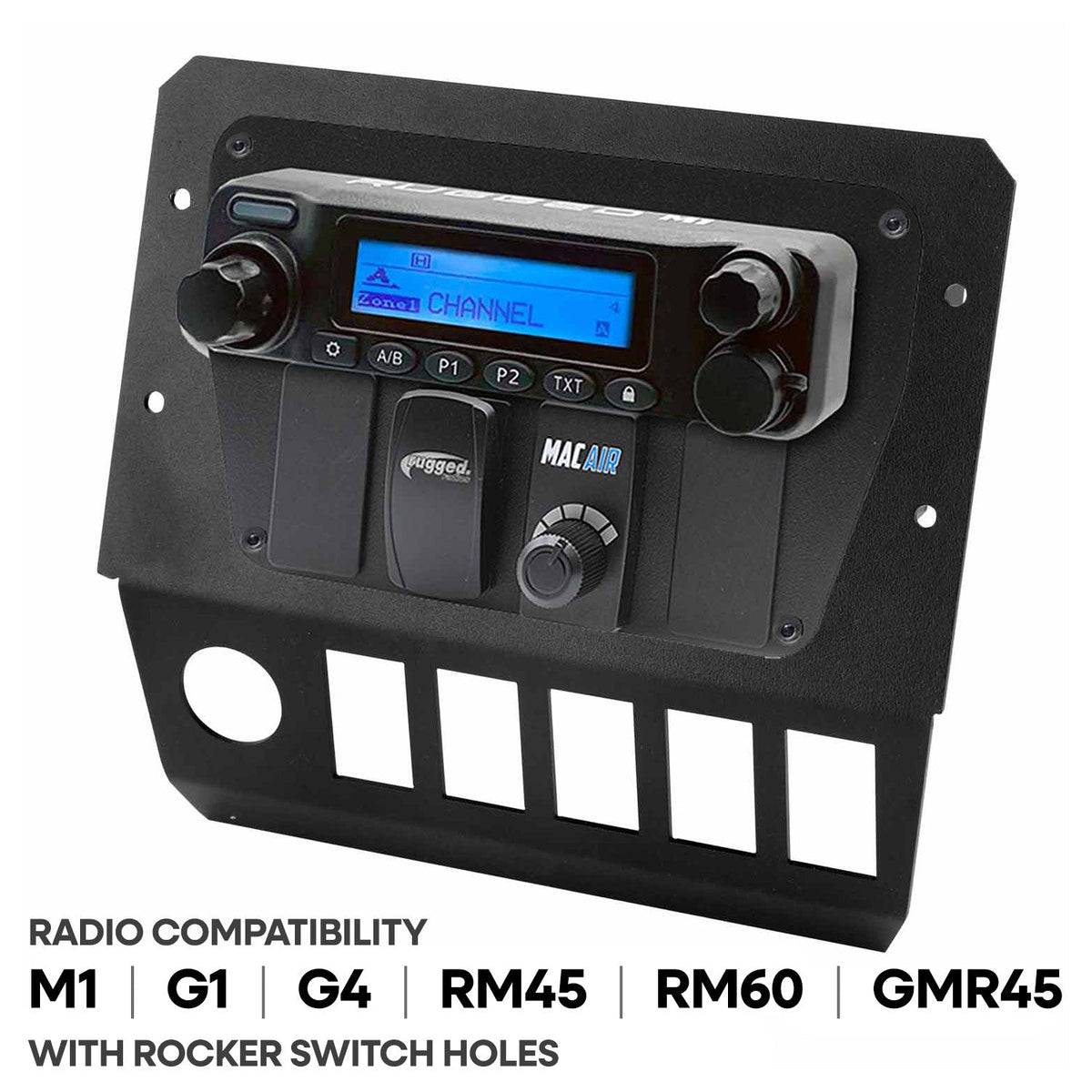 Polaris General Multi Mount Kit for Radio and Intercom - Rugged M1/G1/G4/RM45/RM60/GMR45