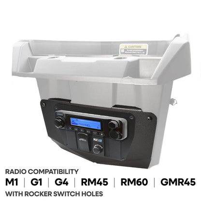 Can-Am Commander and Maverick - Glove Box Multi-Mount Kit for Rugged UTV Radios and Intercoms - Icom F5021