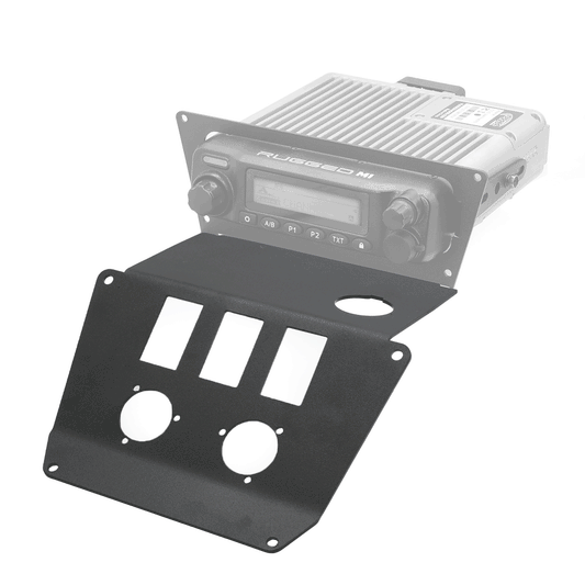Lower Accessory Panel for 2025 Polaris RZR Pro XP Pro R and Pro S Radio Mount - Switch Pros 8