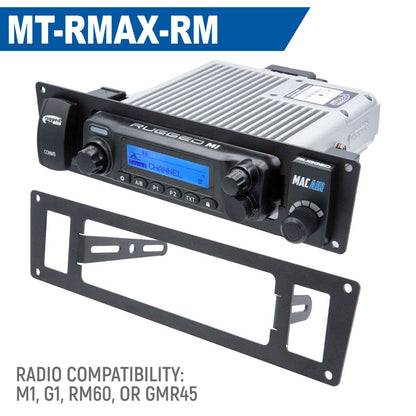 Yamaha Wolverine RMAX Mount for Mobile Radio and Rocker Switches - M1 / G1 / G4 / RM60 / GMR45