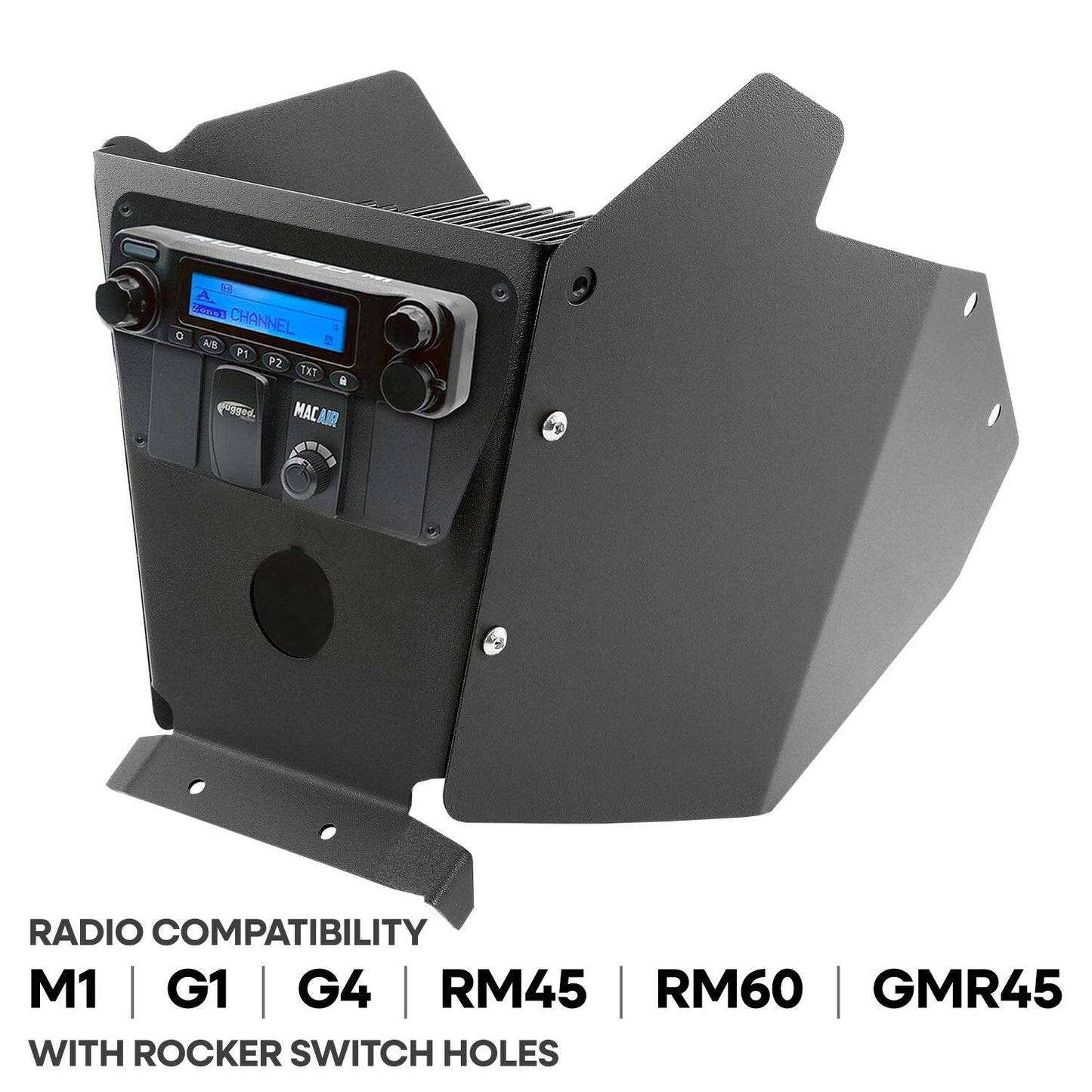 Can-Am X3 Mounting Kit with Multi Mount and Side Panels - Rugged M1/G1/G4/RM45/RM60/GMR45 with Switch Holes