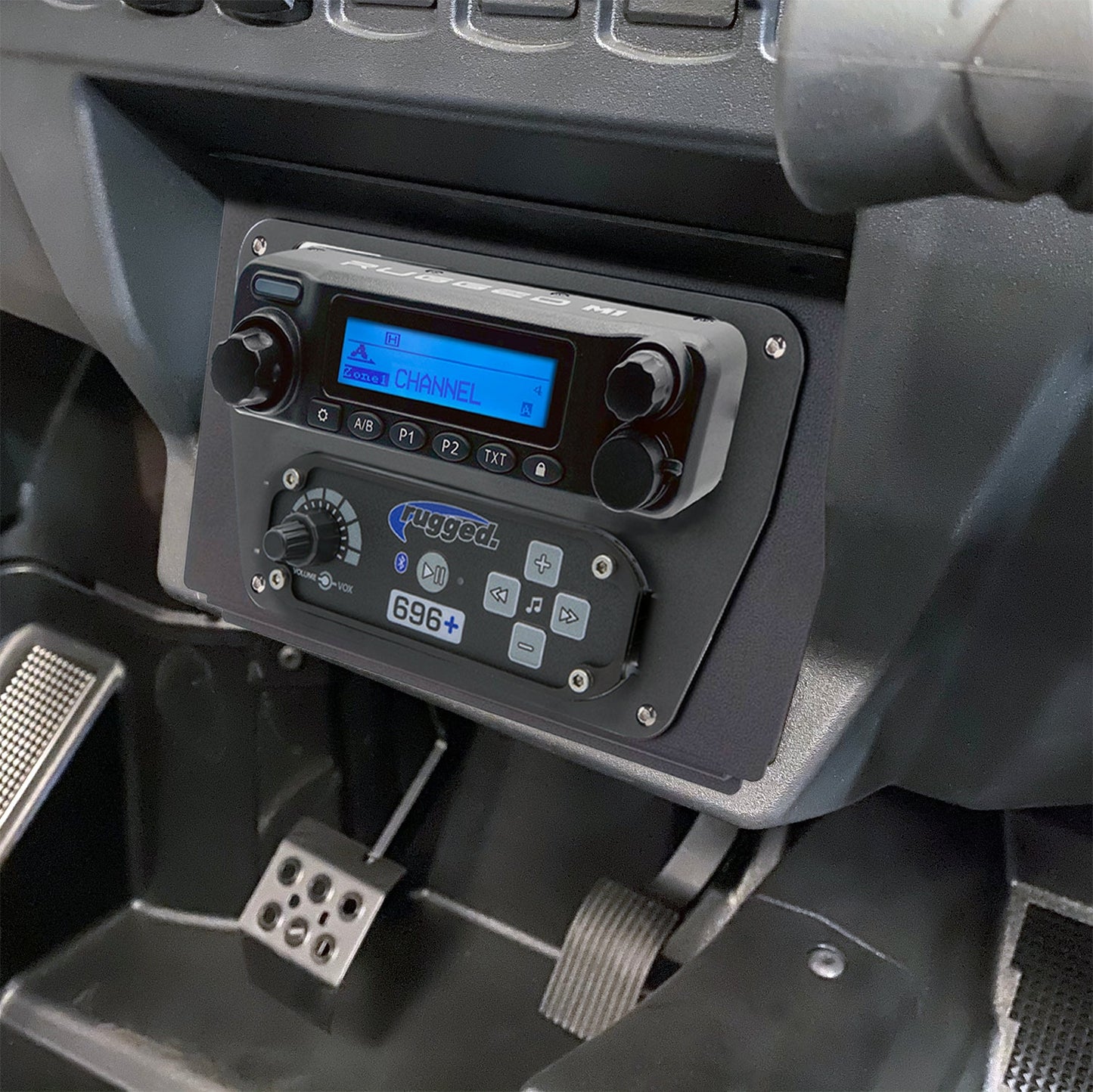 Polaris XP1 Mount Kit for Rugged Radios and Intercom - Rugged M1/G1/G4/RM45/RM60/GMR45