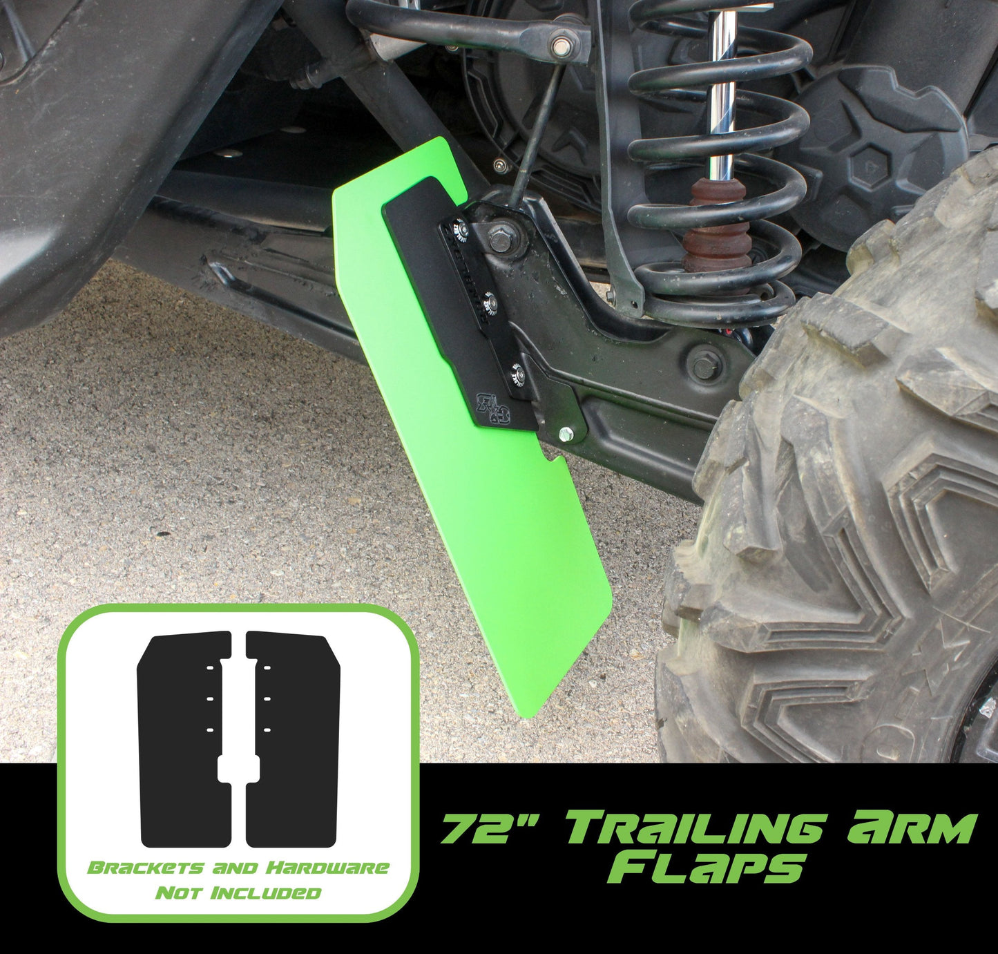 Maverick X3 Replacement Flaps - TRAILING ARM FLAPS or FLARE ACCENTS