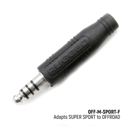 Offroad And Stx Super Sport Headset And Helmet Kit Adapter - Adapter For Stx Stereo Cables