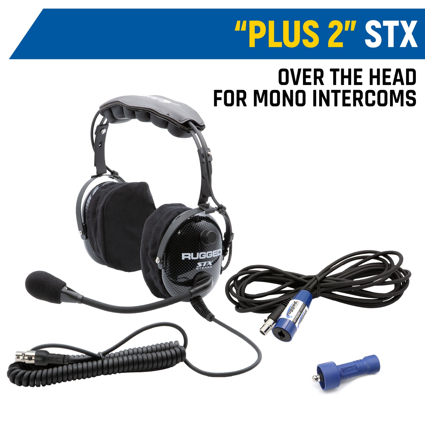 Rear Seat Expansion Kit with Helmet Kits or Headsets - Offroad Mono / Ultimate Headset - Behind the Head
