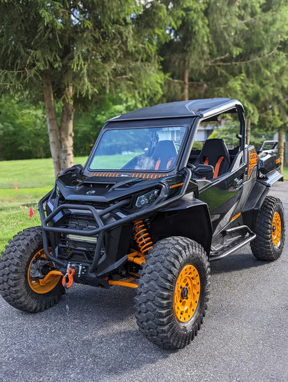 Can-Am Mav-Trail/Sport/Commander Vented Glass Windshield