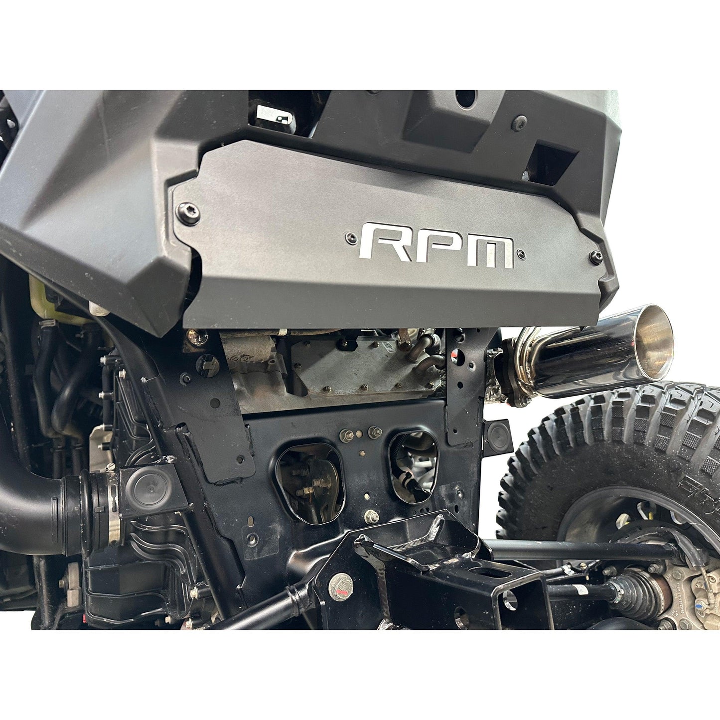 RPM Pro XP & Turbo R Rear Fascia Delete Shield / Muffler Cover
