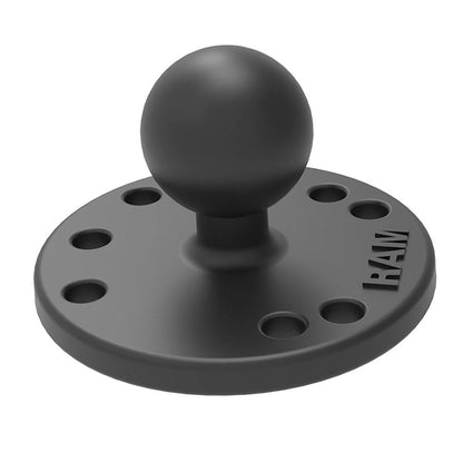 RAM Round Plate with Ball - B Size - 1 Inch