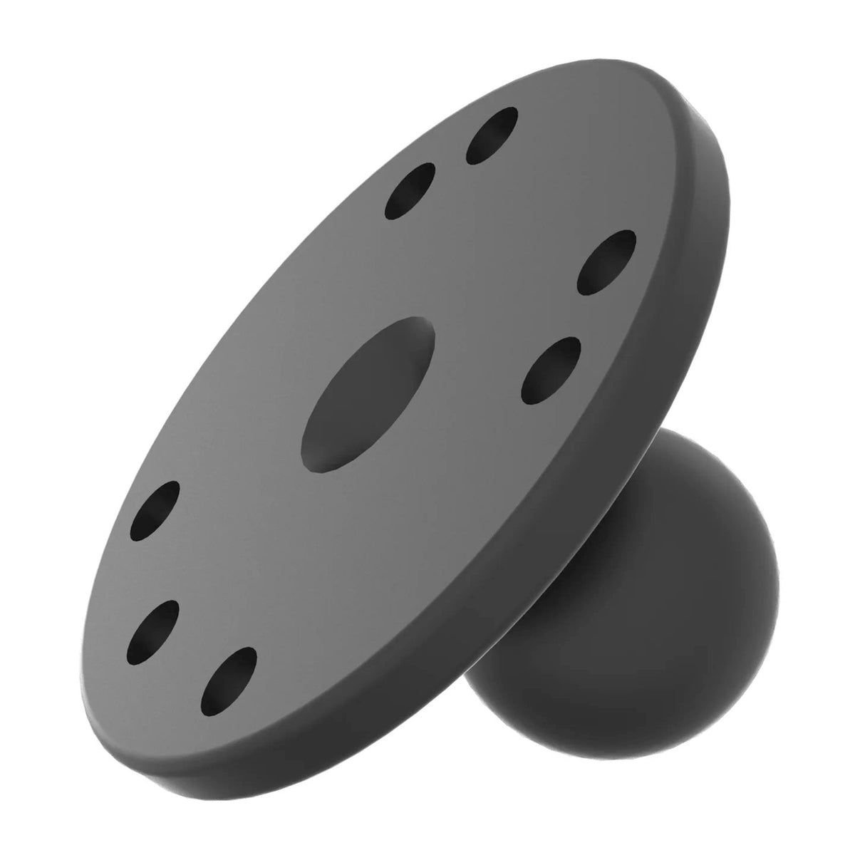 RAM Round Plate with Ball - B Size - 1 Inch