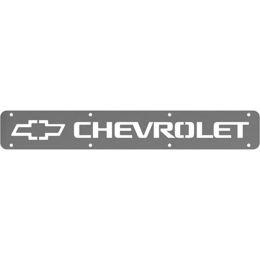 OFFICIALLY LICENSED CHEVROLET TRIM PLATES BY ROCK TAMERS
