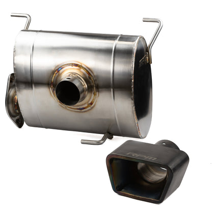 RPM Polaris RZR Pro R E-Valve Chambered 3" Performance Exhaust - Electric Valve Muffler