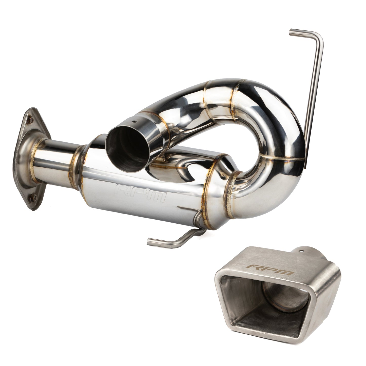 Rpm Polaris Rzr Pro R Rpm 3" Sport Muffler W/ 3" Tip