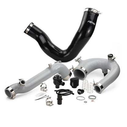 RPM Polaris RZR Turbo R & PRO XP Turbo Silicone Intake J-Tube, Charge Tube W/ BOV, & Intake Tube KIT