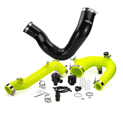 RPM Polaris RZR Turbo R & PRO XP Turbo Silicone Intake J-Tube, Charge Tube W/ BOV, & Intake Tube KIT