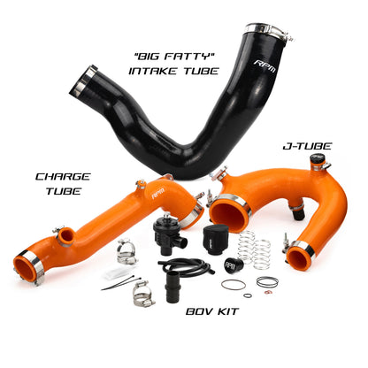 RPM Polaris RZR Turbo R & PRO XP Turbo Silicone Intake J-Tube, Charge Tube W/ BOV, & Intake Tube KIT