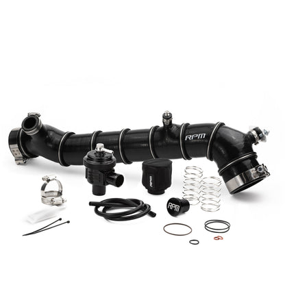RPM Wire Reinforced 5ply Silicone Charge Tube - Polaris RZR Turbo XP PRO XPT Turbo S & Turbo R