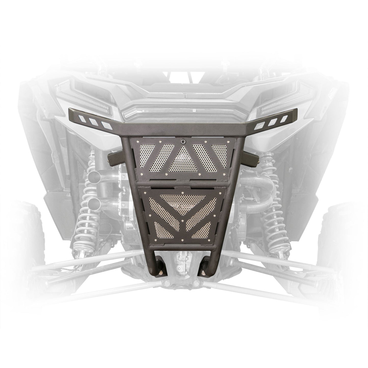 RZR XP 1000 rear bumper installed on vehicle