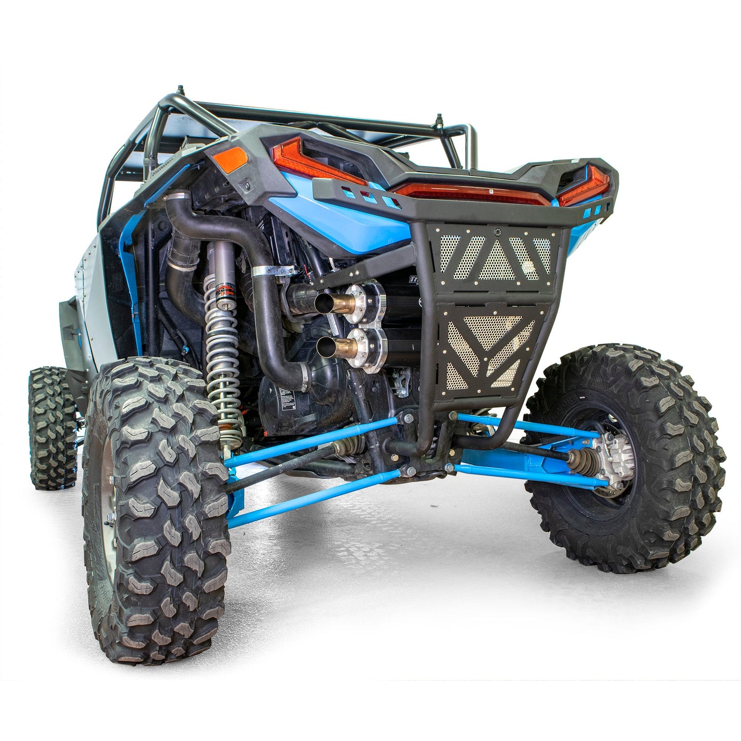 RZR XP 1000 rear bumper installed on vehicle