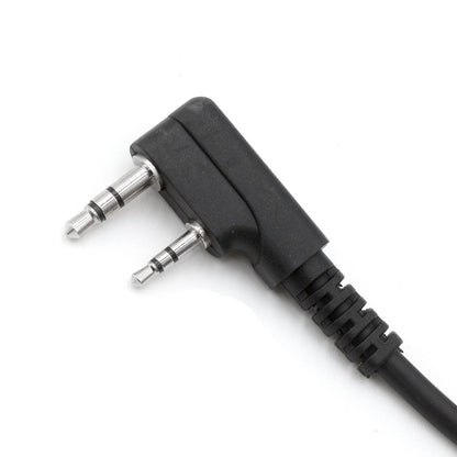 Rugged and Kenwood Handheld Radio - Headset Coil Cord