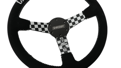 PRP X Shreddy Checkered Steering Wheel, Deep Dish