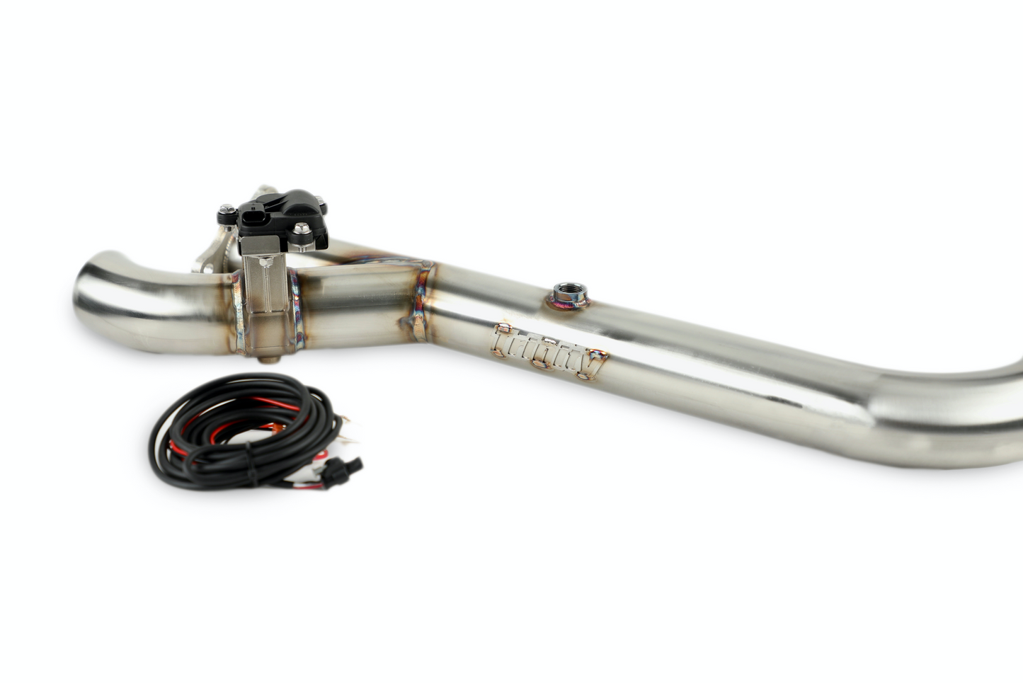 Side Piece Header Pipe With Electronic Cutout - Rzr Pro Xp / Turbo R