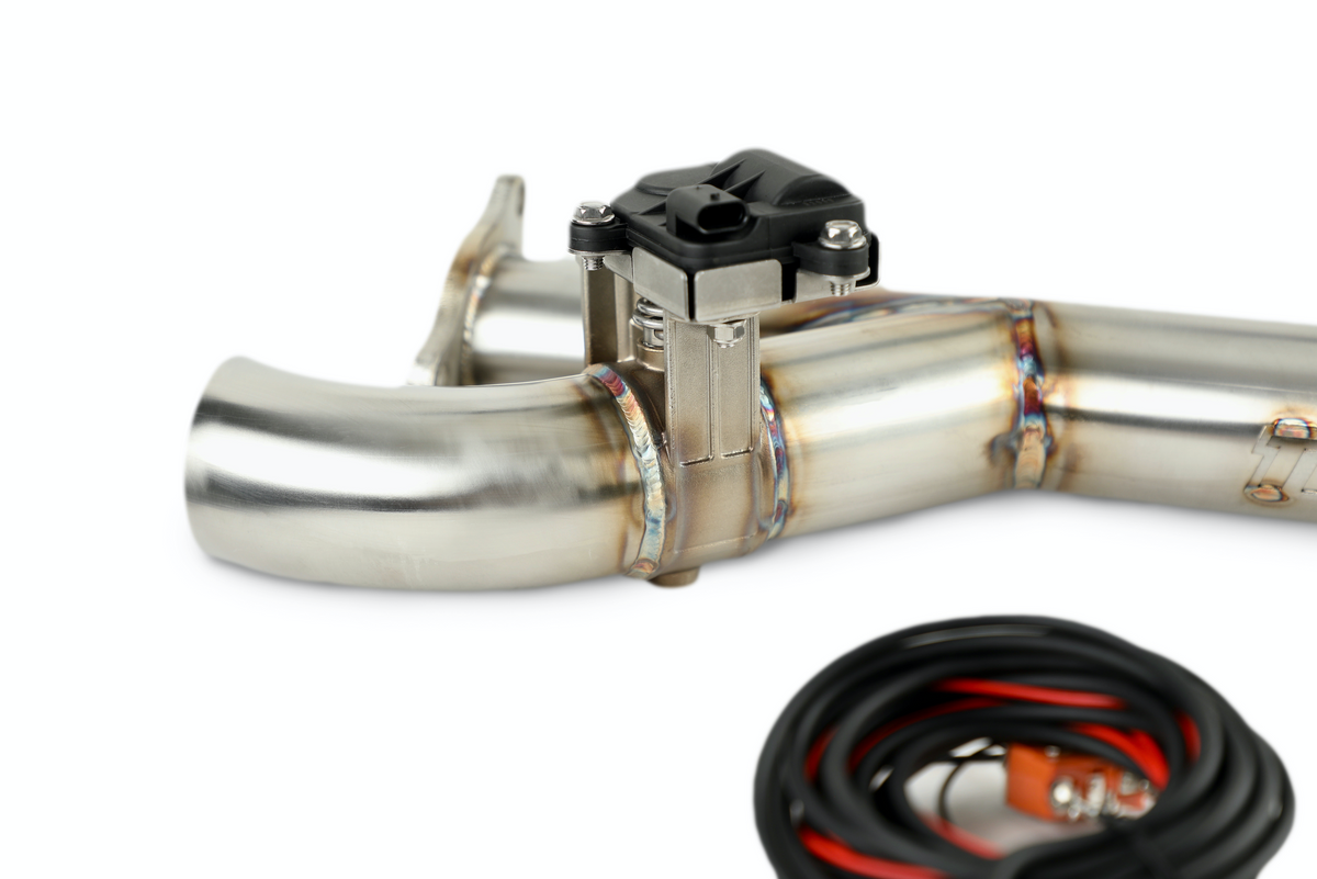 Side Piece Header Pipe With Electronic Cutout - Rzr Pro Xp / Turbo R