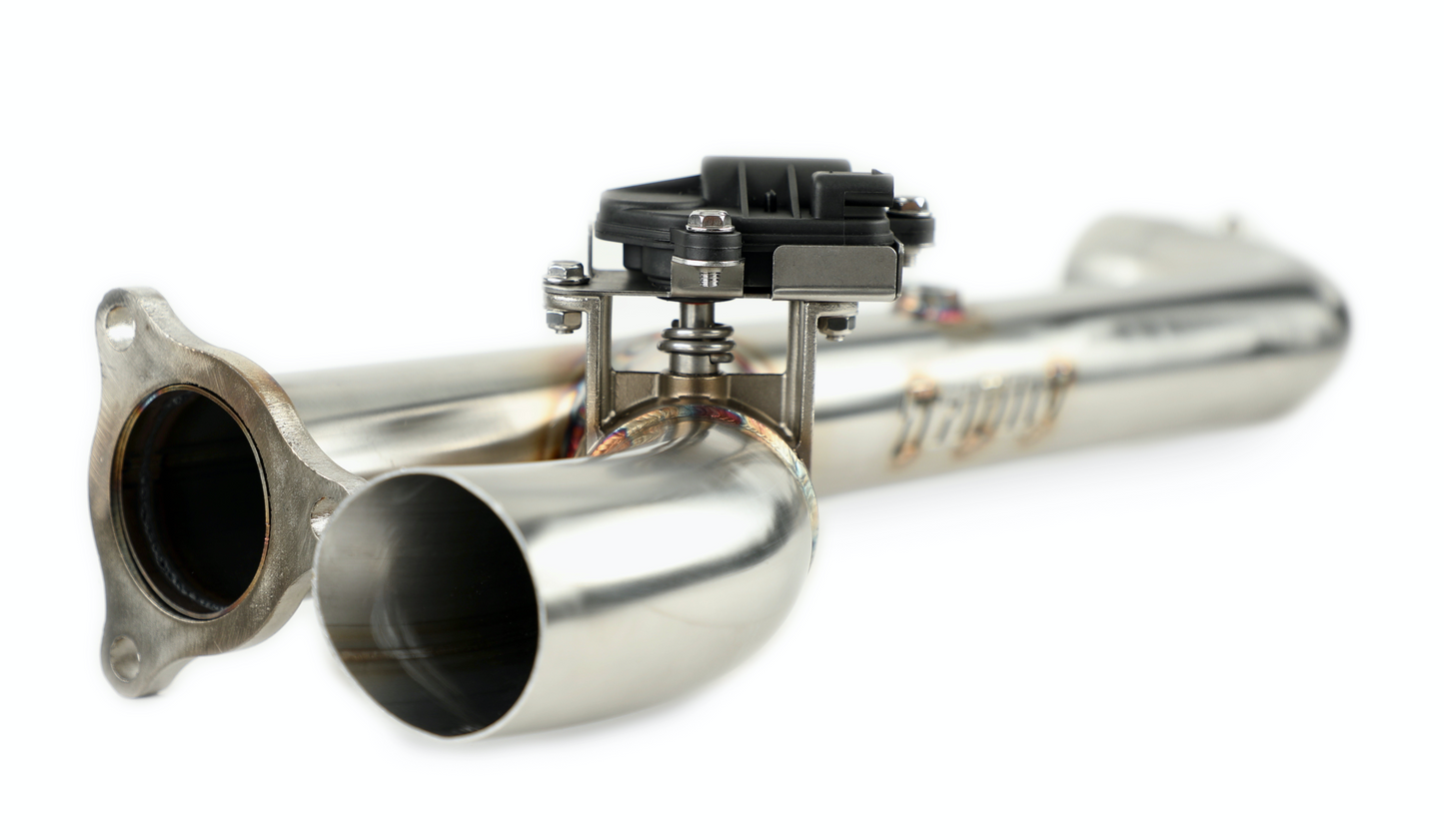Side Piece Header Pipe With Electronic Cutout - Rzr Pro Xp / Turbo R