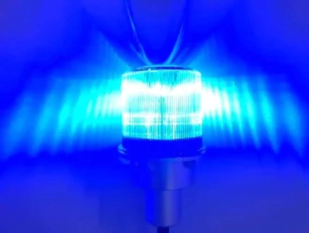 RED, WHITE, BLUE SOLAR BEACON